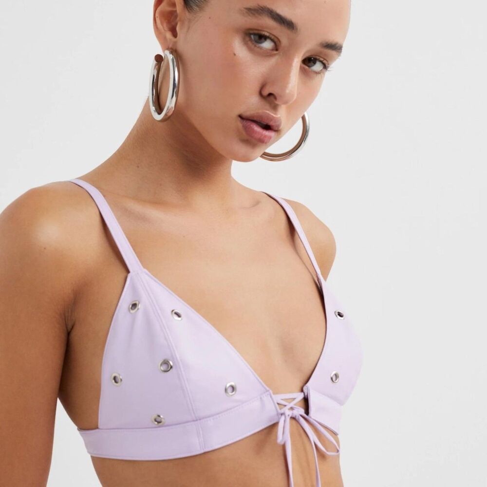 Nwt For Love & Lemons Roxie Bralette Top Sz Small